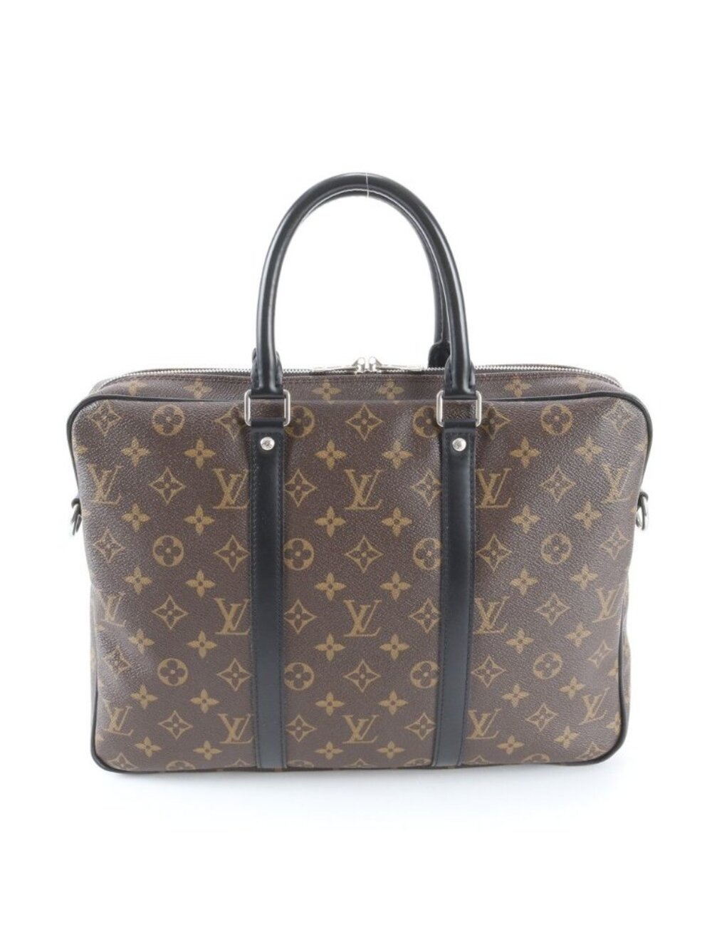 Louis Vuitton Monogram Macassar Porte Documents Voyage Business Bag